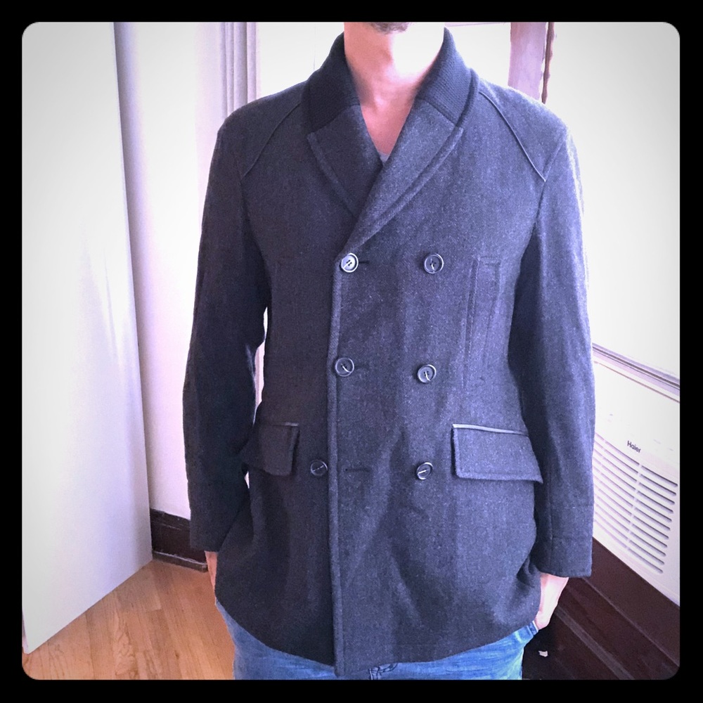 Shawl collar Peacoat
